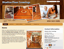 Tablet Screenshot of bluelinefloors.com